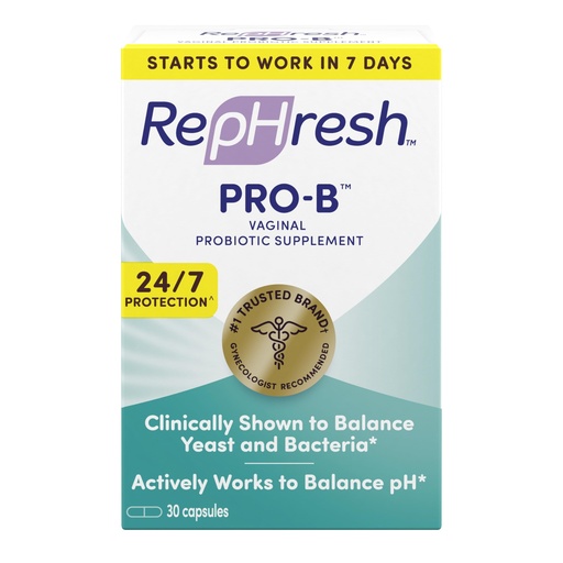 [BRSWIHAECMAQGF3E] RepHresh Pro-B Probiotic Supplement for Women, 30 Oral Capsules