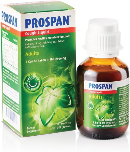 [BRSRO23YDENR6GTA] Prospan/Abrilar Cough Syrup + Mucus 专有英语Ivy Leaf 提取 EA575 成人-Soothes cough,Mucus Relief,无添加糖,无醉,无酒精,无毒品-100毫升