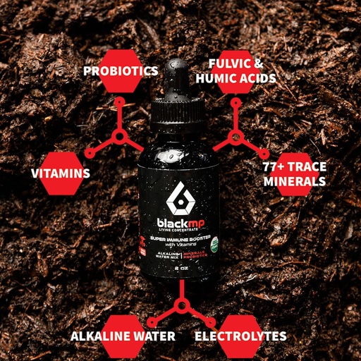 [BRSRMEDRCB7WOHL2] Super Immune Booster Drops with Vitamins- Pharmaceutical Grade Fulvic & Humic Acids & USDA Certified Organic Probiotics. Restores Gut Health, Strengthens Immune System & Bodily Functions. - 2oz