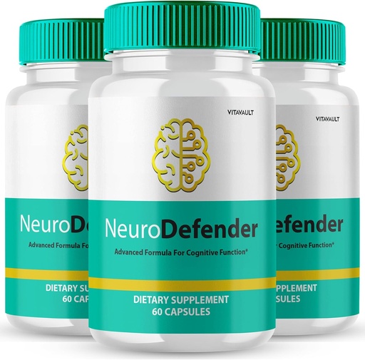 [BRSRAAQHOR6QI23X] Neuro Defenderi aju toidulisandid mälu ja fookuskapslite jaoks NeuroDefender Advanced Formula Brain Health Support Pills, Extra Strength Nootropics Neuro Defenderi kõik looduslikud ülevaated (3 Pack)