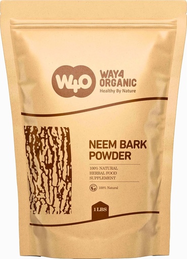 [BRSWY2QBOJ7RG3L5] Порошок Neem Bark 16 Oz (1 фунт) - Поддержка зубов и пищеварения - Зубной порошок - Way4Organic