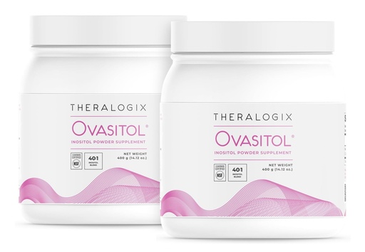 [BRSRAFTRC56BUDLD] Theralogix Ovasitol Inositol Powder - 180-Day Supply - Myo-Inositol & D-Chiro Inositol for Hormone Balance & Ovarian Function Support* - NSF Certified, (360 Servings), 28.24 Ounce (Pack of 2)