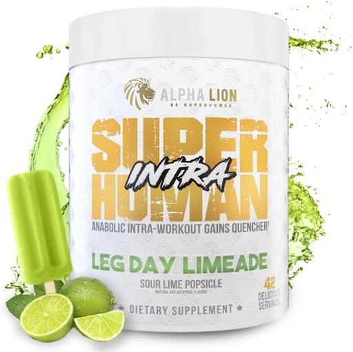 [BRSW2YLQOJ4AIDTU] ALPHA LION Superhuman Intra Workout Powder for Men ' Women, Amino Acids Drink, Muscle Recovery Supplement, BCAA Powder, Electrolytes & Hydration Mix (42 Servings, Lime Flavor)
