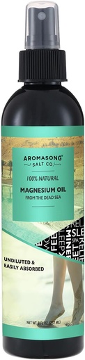 [BRSWGBI3A4CWKGYU] Aromasong Magnesium Spray - Extra Strength (23mg σε κάθε Spritz) 8 Oz Refill Bottle, Φυσικό και Καθαρό Μαγνήσιο Oil Spray - Made in The USA - for Leg Discomfort and Promotes a Calm Sleep