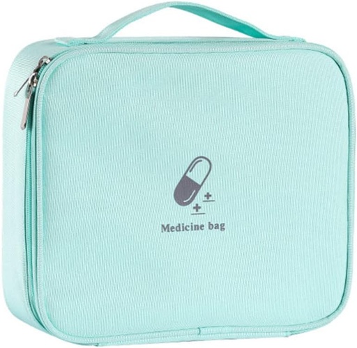 [BRSRMFIFCADREDLU] COHEALI Medication Organizer Empty Bags Travel Medicine Bag Supplies Organizer Bag Portable for Car Home Camping Office Hiking Outdoor Organizer