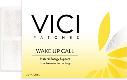 [BRSW2GQ5AF5GAD3K] Vici Wellness Wake Up Call Patches - B12 Energy Blend for Mental Alertness (30 Patches)