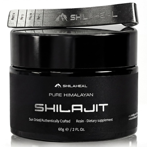 [BRSRAGAKOYHA4DI7] Shilajit Authentic Himalayan Shilajit Resin for Men & Women, High Fulvic Acid, Energy & Stamina, Immune Support, 85+ Trace Minerals, Lab Tested Organic Shilajit Resin, 100% Natural, 60 Grams