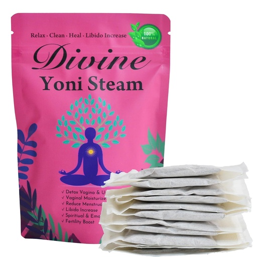 [BRSROEAZO4CGOG35] Hiherbs Yoni Steaming Herbs, 여성을위한 2 팩 Cleansing and Detox 홈, pH 밸런스 용 유기 Yoni 스팀 허브 12 가방