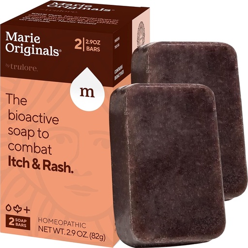 [BRSWY2YDCAFBEGYZ] Marie Originals Itch Relief Soap Body Wash Bar - All Natural Instant Relief from Insect Bites, Chicken Pox, Chiggers and Other Skin Irritations ie. Anti- Itch Calming Soap (2 Pack)