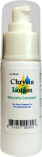 [BRSWGZ37CENBOALU] Chrysin - Non-GMO - Unscented - for Men and Women 2 oz. Pump Bottle