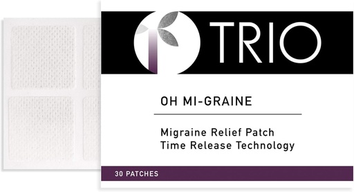 [BRSWGCAQPJ6GCYAY] Trio Oh-Mi-graine Migraine Relief Patch