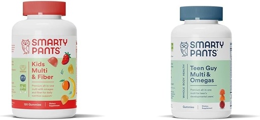 [BRSROAIKCIHA43DL] Thông minh hóa Trẻ em Multivitamin Gummies và Fiber Phụ: Dầu Omega 3 Cá (EPA/DHA) & Teen Guy Multivitamin Gummies: Omega 3 Fish (EPA/DHA)