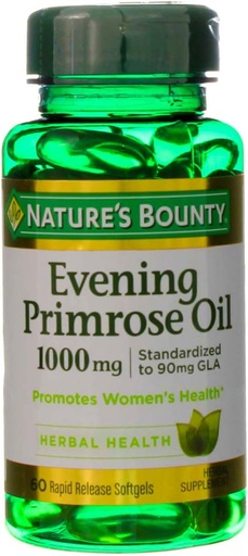 [BRSWKH35CIIA2DL7] Nature's Bounty Evening Primrose Oil 1000 mg Softgels 60 ea