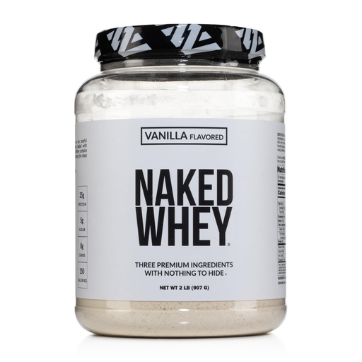 [BRSRAYAZAUDWOF3V] NAKED Whey Vanilla Protein Powder - Only 3 Ingredients - Grass Fed Whey Protein Powder, Vanilla Flavor, and Organic Coconut Sugar, NSF Certified, No GMO, No Soy, and Gluten Free - 24 Servings