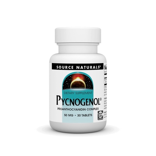 [BRSWIYQAO4HRCGAZ] Source Naturals Pycnogenol 50 mg Proanthocyanidin Complex - 30 Tablets