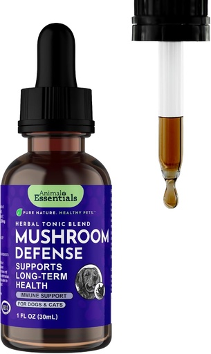 [BRSWIYT3AYDAEFTY] Animal Essentials Super Immune for Dogs & Cats - Immune System Support Supplement, Echinacea, Eleuthero, Olive Leaf Extract, Liquid Drops - 1 Fl Oz