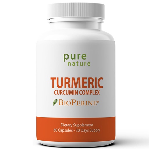 [BRSWGBIBB5YGMALL] PureNature Turmeric Curcumin with BioPerine Turmeric Nature