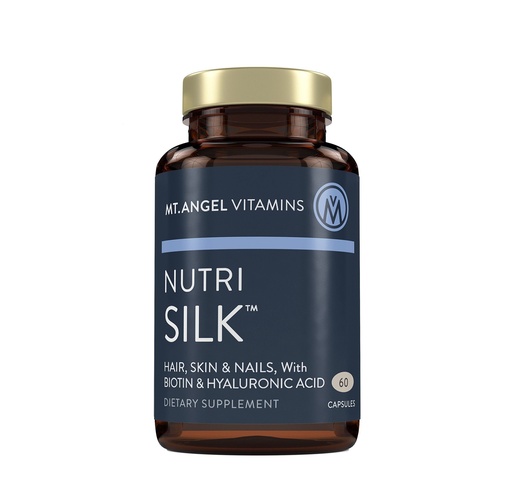 [BRSWGZQ7PIMA4DI4] Mt. Angel Vitamins: NutriSilk Capsules. Promotes Healthy Hair & Skin, Boost Collagen, B Vitamins, 60 Capsules