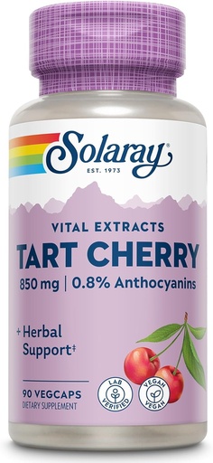 [BRSWIY36OECAGE3O] Tart Cherries 850mg - 0.8% Anthocyanins Plus Ellagic Acid - Wellness Support - Tart Cherry Juice - Vegan, 60-Day Garanti, 45 Xidmət