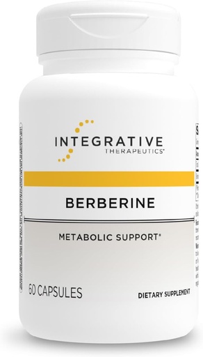 [BRSWKY34OEIGA2Y3] Terapeutikako Berberina Integratzailea - Energia Zelularrerako Metabolismoa eta Euskarri Metabolikoa* - Dairy-Free & Gluten-Free - 60 kapsula (60 zerbitzatu)