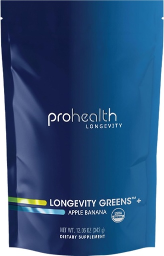 [BRSROGI2OJ7GG2TJ] ProHealth Longevity Greens. Delicioso polvo orgánico saludable para el envejecimiento de la energía. Gut Health Digestive Enzymes, Multi Vitamina, Preprobióticos, Fibra de Avena, Inulina. GMP certificado. 30 Servicios