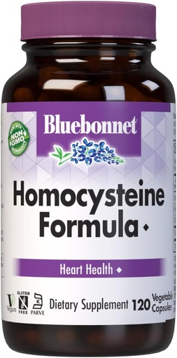 [BRSWIYT3PMDB6CYZ] Fórmula BlueBonnet Homocysteine suplementari, 120 comte