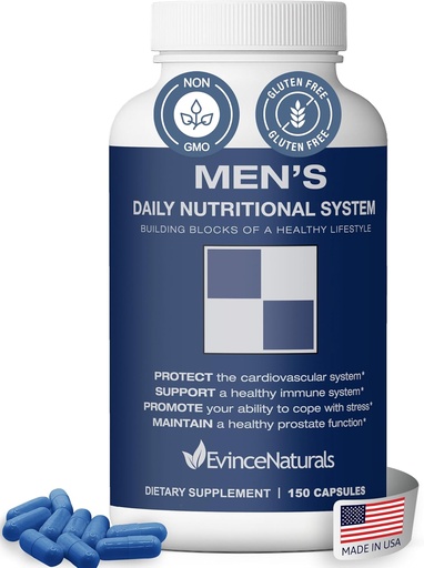 [BRSWIY3YDN4QC3DG] Evince Naturals 남성 일일 영양 시스템, Multivitamin