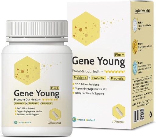 [BRSROBT3A4PGAH3B] Synbiotic for Gut Health | 3-in-1 Daily Prebiotic, Probiotic, Postbiotic for Digestive Health, Bloat & Immune Support | 30 Capsules