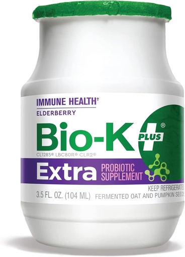 [BRSW2FQOCABQAGTJ] Bio-K Plus organiskā plūškoka Imūnprobiotika 6Pk, 3.5 Fz