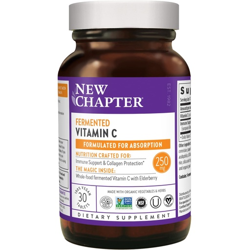 [BRSWGCQTCR5BSDY6] New Chapter Fermented Vitamin c, 30 Count