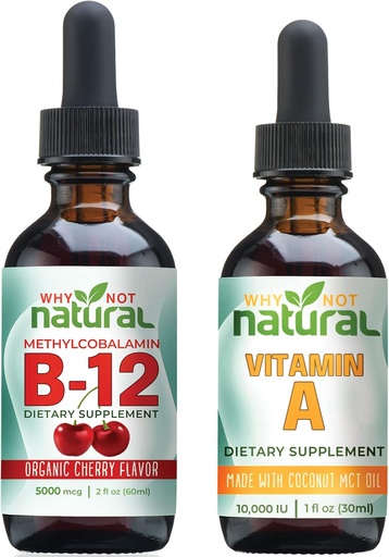 [BRSRMFT3BUJQOAL2] Why Not Natural Organic Vitamin B12 Drops and Liquid Vitamin A
