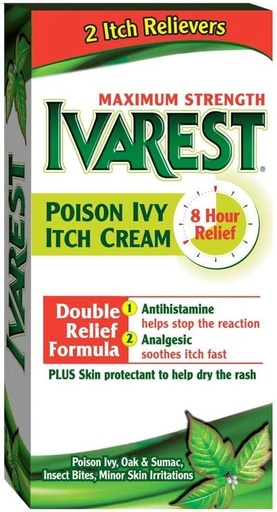 [BRSWKH3ZDMJRYDI6] Ivarest Anti-Itch Cream, Maximum Strength, Medicated, 2 Ounce - Buy Packs and SAVE (Pack of 2)