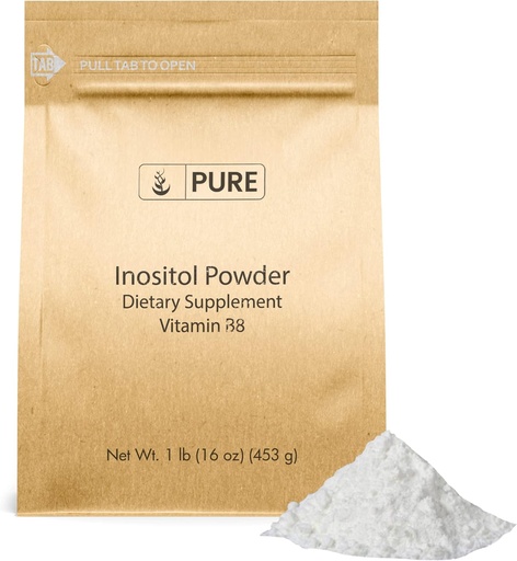 [BRSWGAA5OIPAYCDH] Pure Original Ingredients Inositol (Vitamin B8) Powder (1 lb) Always Pure, No Fillers Or Additives
