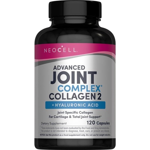 [BRSWIYQ2PN5WAADI] NeoCell Joint Complex Supplement | 120 Capsules | Plus Hyaluronic Acid | Collagen Type II | Advanced Formula