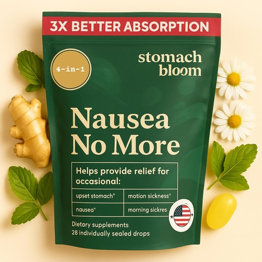 [BRSROAD7CEARGCLO] Fast-Acting Ginger for Nausea Relief | Herbal Relief for Pregnancy Nausea and Morning & Motion Sickness | Ginger, Lemon, Spearmint & B6. 28 Individually Sealed Drops.