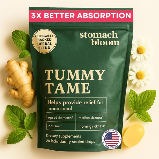 [BRSROAD7CEARGCLO] Ginger de acción rápida para Nausea Relief ← Herbal Relief for Pregnancy Nausea and Morning &amp; Motion Sickness ← Ginger, Lemon, Spearmint &amp; B6. 28 Individualmente Sealed Drops.