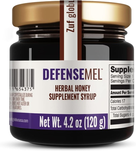[BRSW2AAOCIFQO3I4] Zuf Globus: DefenseMEL | Supports The Body’s Natural Detox Process| Honey Supplement | Botanicals