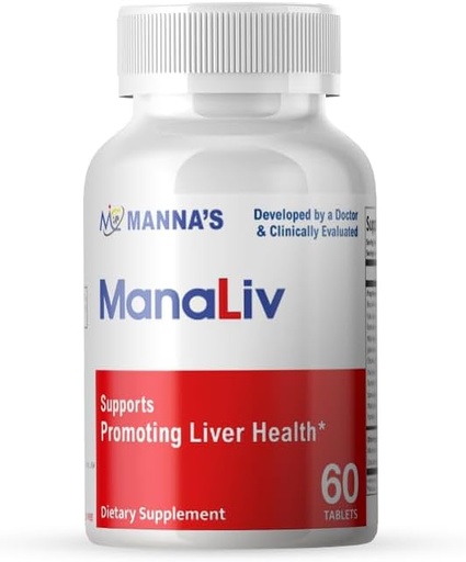 [BRSRA237CUIB6YD7] Manna ManaLiv Supports Promoting Liver Health 60 Tablets