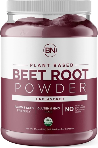 [BRSW2ZQ7CUPGECA2] Organic Beet Root Powder – Pure Plant Based Nitric Oxide Boosting Beets for Stamina and Circulation - USDA Organic Beet Powder for your Morning Beet Juice - Non-GMO, Certified Organic, Gluten-Free