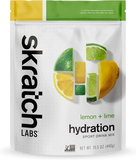 [BRSWI2TQDIAAKHTC] Skratch Labs Exercise Hydration Mix Lemons + Limes Resealable Bag