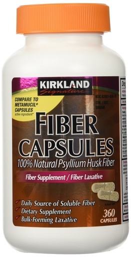 [BRSWIZL6CAIR23TM] Kirkland Signature Kirkland Fiber Capsules, 2 Pack (360 Capsules Each)