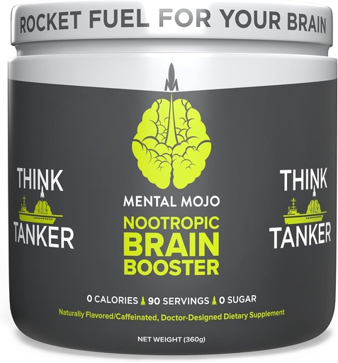 [BRSW2YD2PMFR4HTP] Nootropic Brain Booster (90 slúži) Nootropic Drink Mix & Brain Supplement - Brain Fuel Boosts Energy, Focus & Memory - Zero Calories, Sugar Free - Kiwi Strawberry