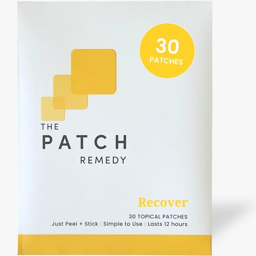 [BRSRAEI7B4BQ43DG] The Patch Remedy Recover Patch | Glutathione, Milk Thistle, NAC, Ginger, Ginseng & Prickly Pear | 30 Patches