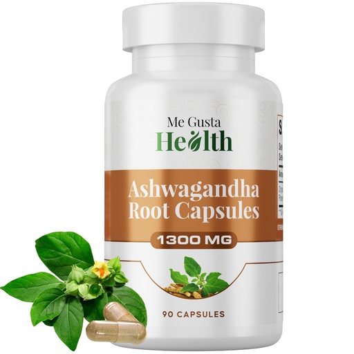 [BRSRAFI3BEPQ4EY2] Ashwagandha Root Powder Capsules 1300mg, Capsule Metabolism Support for Women and Men, Immune & Mood Support, Ashwamag GMO Free Energy Support & Sleep Support 90 Capsules