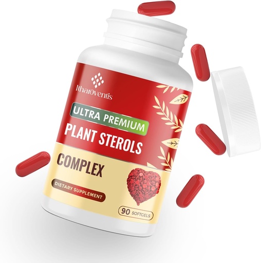 [BRSRAGL3OAPQGADX] Dietary Supplement with Plant Sterols, Red Yeast Rice, Citrus Bergamot, and Garlice