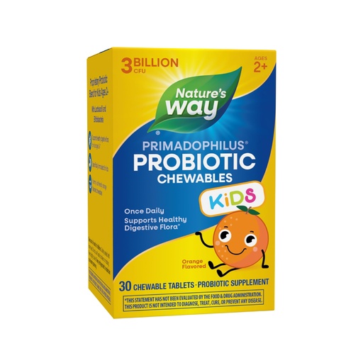 [BRSWIYTYOUPAC3L2] Nature's Way Primadophilus Kids 3 Billion, 30 Chewables