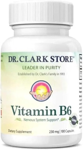 [BRSWIZQ2CN6GGFQ7] Clark Vitamin B6博士 补编,230毫克,100卡普勒