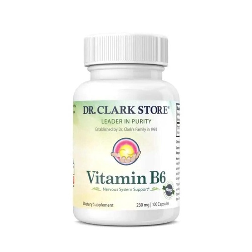 [BRSWIZQ2CN6GGFQ7] Dr. Clark Vitamin B6 Supplement, 230mg, 100 Capsules