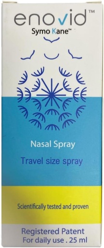 [BRSW2BQPBMIQIDQV] Enovid@ Natural and Revolutionary Protection Nasal Spray - 0.845 fl oz, Suuri päiväkäyttöön Matkan koko Spray, Kemiallinen, Julma-vapaa, Luotettu miljoonien maailmanlaajuisesti - Pakkaus 1