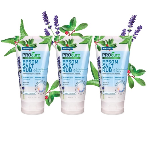 [BRSROZLRBN6GOETX] Procure Epsom Salt Rub Gel - 3 Pack